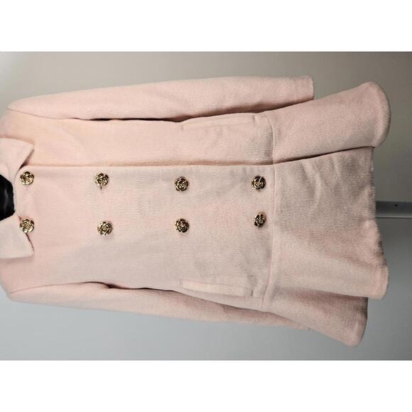 Betsey Johnson Jackets & Blazers - Betsey Johnson Pink Pea Coat XS